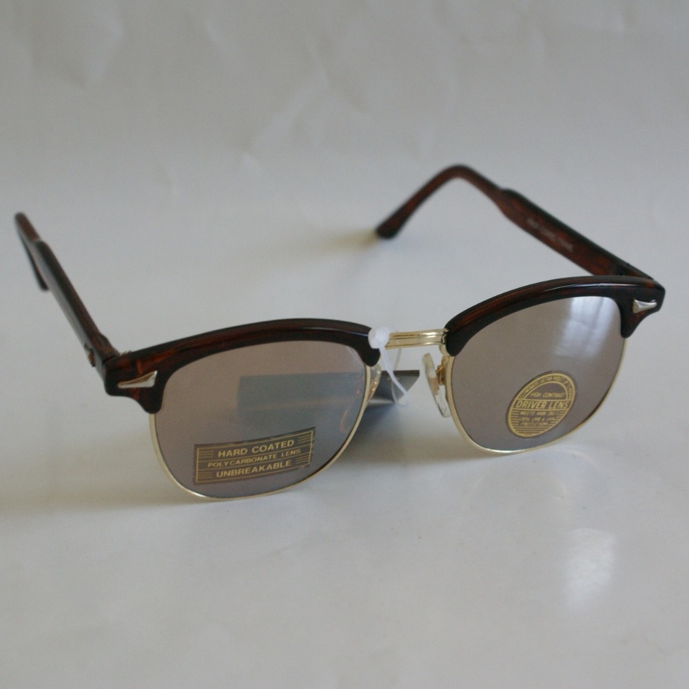 NWT TrueVintage Clubmaster/Soho 60's retro style w/Coppermax lens tech Sunglass